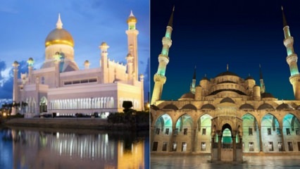Maailmassa nähtäviä moskeijoita