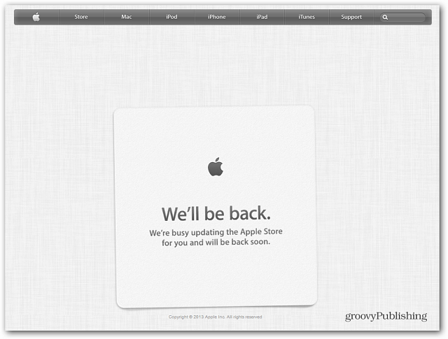 Apple Store alas