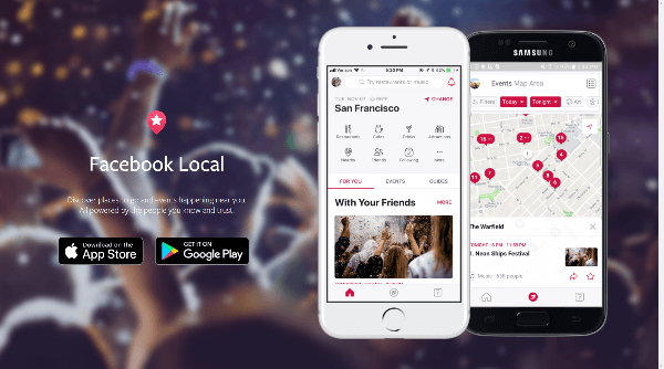 Facebook esitteli Facebook Localin, uuden sovelluksen, jonka avulla voit selata kaikkia hienoja asioita, jotka tapahtuvat asuessasi tai missä olet matkalla.