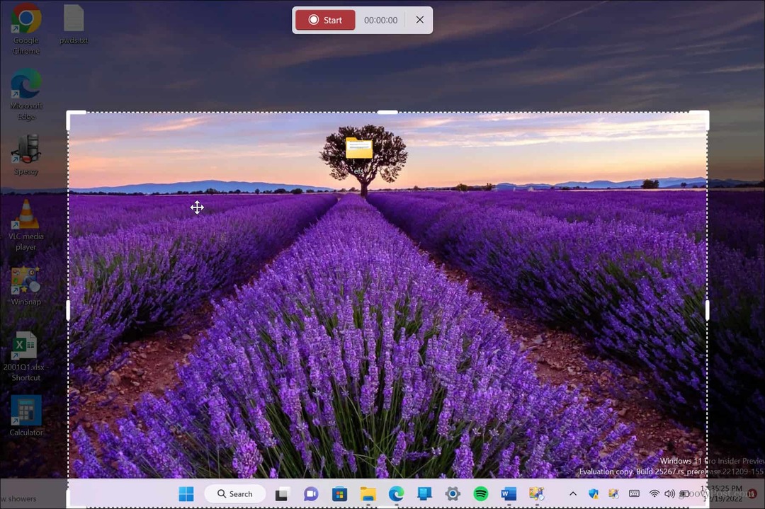 Näytön tallentaminen Snipping Toolilla Windows 11:ssä