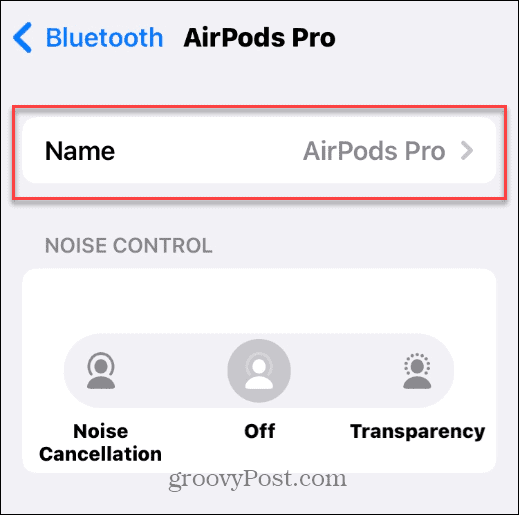 Muuta AirPod-laitteidesi nimi