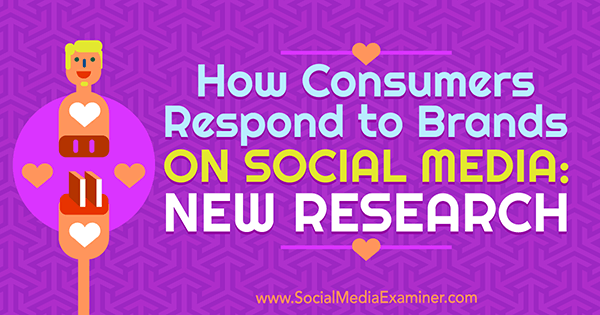Kuinka kuluttajat reagoivat sosiaalisen median tuotemerkkeihin: Michelle Krasniakin uusi tutkimus sosiaalisen median tutkijasta.