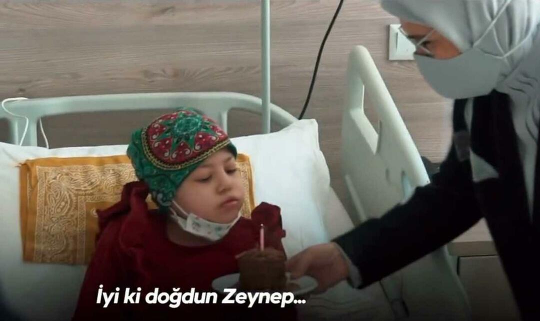 Emine Erdoğan vieraili syöpää sairastavien lasten luona