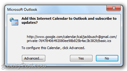 Google-kalenteri Outlook 2010: een Google-kalenteri Outlook 2010: ään