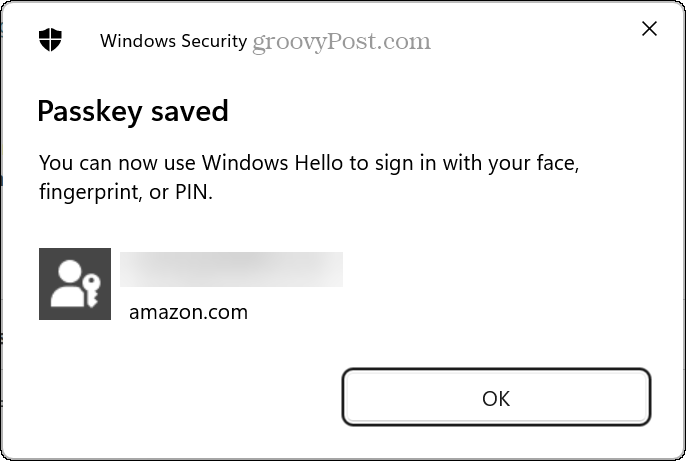 vahvista PIN-koodi Windows Hello