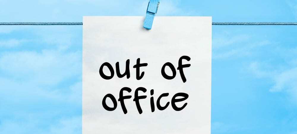 Office of Out Office -viestin määrittäminen Microsoft Teamsissa