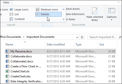 tiedostojen etsijä Windows 10 yksityiskohdat