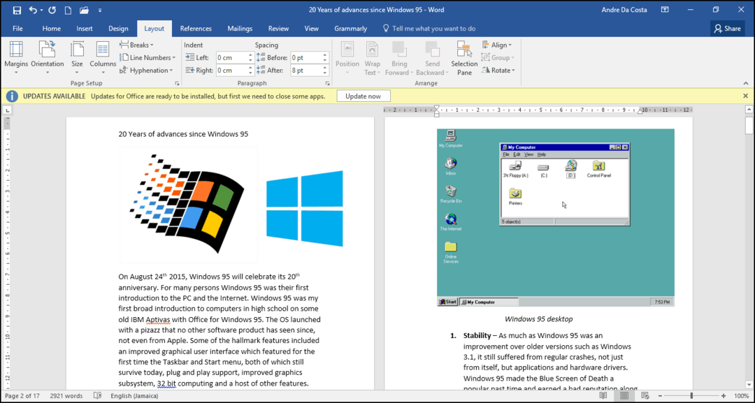 Hur man skapar broschyrer med Microsoft Word 2016