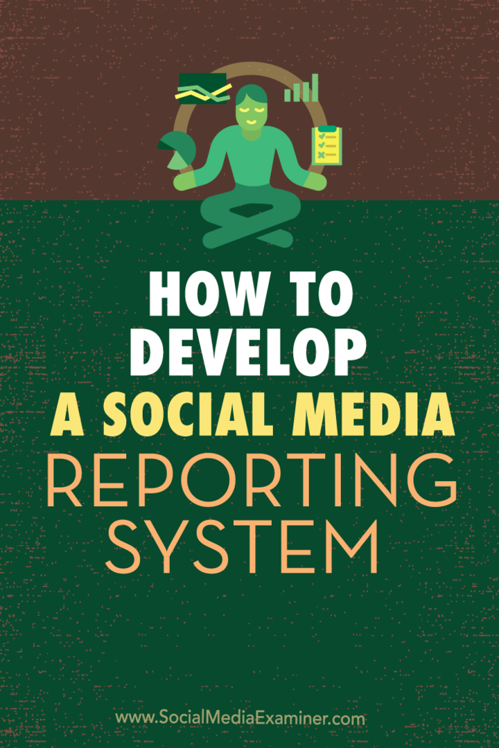 sosiaalisen median raportointijärjestelmän kehittäminen