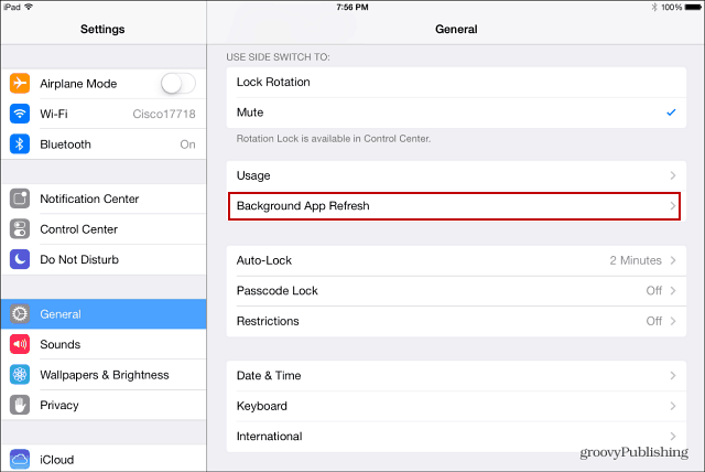 Vinkkejä sovellusten hallintaan iOS 7: ssä