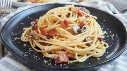 Kuinka tehdä italialaista pastaa? Vinkkejä Spaghetti Carbonaran valmistamiseen