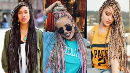 Afrikkalainen punos hiukset trendi