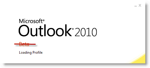 Outlook 2010: n julkaisupäivä