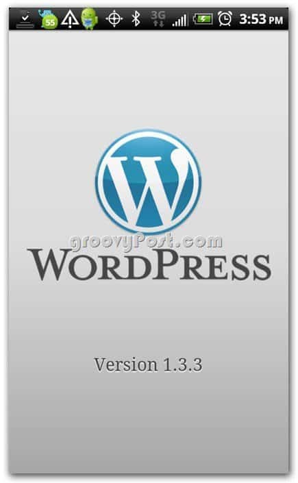 Wordpress Android-versiossa 1.33