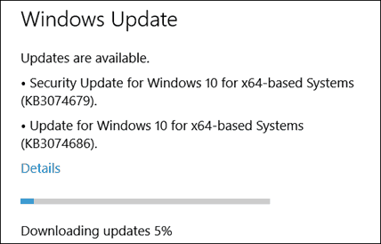 Windows 10 saa vielä uuden päivityksen (KB3074679) päivitetty