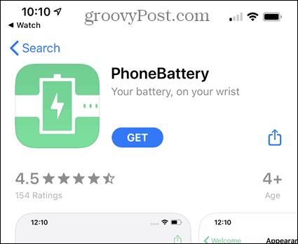 Asenna PhoneBattery-sovellus App Storesta