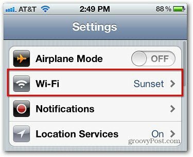 Apple iOS: lopeta WiFi PopUp -ilmoitusten häiritseminen