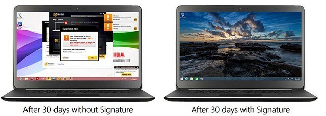 Ostaessasi uutta tietokonetta, katso Microsoft Signature Editions