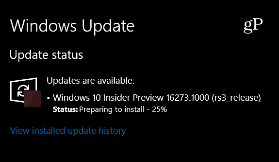 Windows 10 Insider Preview Build 16273 PC: lle saatavilla nyt