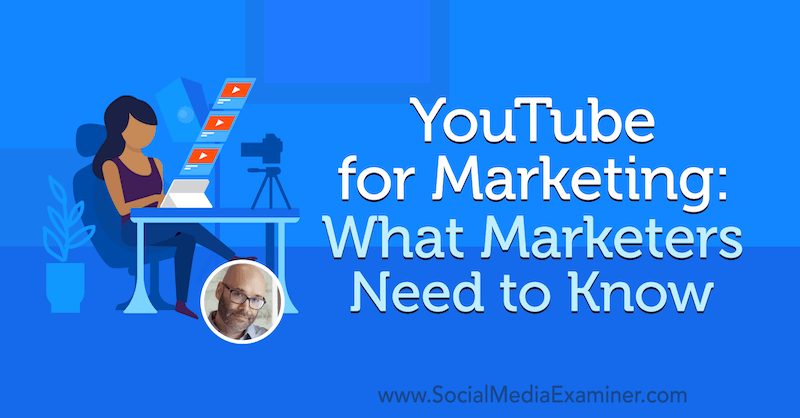 YouTube markkinoinnille: Mitä markkinoijien on tiedettävä, sisältää Nick Nimminin oivalluksia sosiaalisen median markkinointipodcastissa.