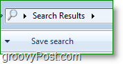 Windows 7 -kuvakaappaus - Windows Search
