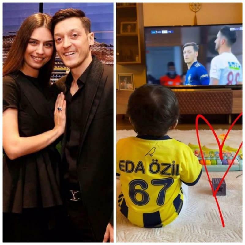 Mesut Özil jakoi loma-asennon tyttärensä kanssa, jota hän kutsuu "pikku prinsessani"!