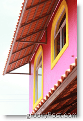 Mazatlan Meksikon vaaleanpunainen talo