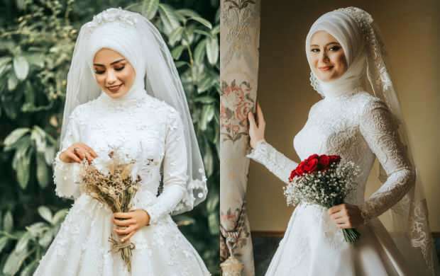 Hijab hääpuvumallit 2020