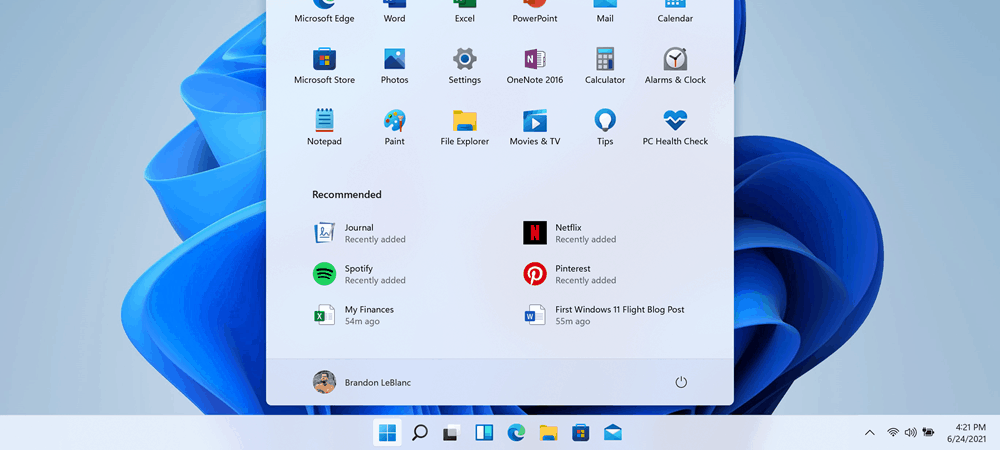 Suositeltujen kohteiden piilottaminen Windows 11: n Käynnistä -valikossa