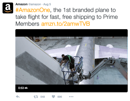 Amazon-merkkinen linkki