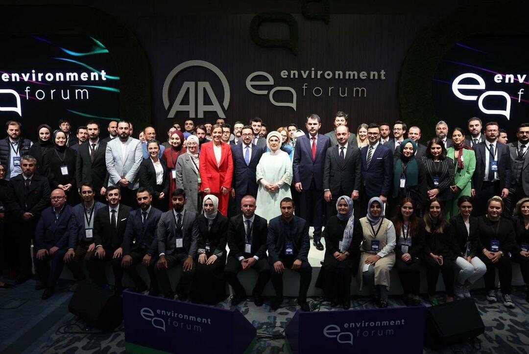 Emine Erdoğan osallistui kansainväliseen ympäristöfoorumiin