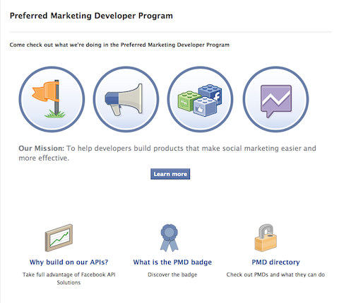 facebook halusi markkinoinnin kehittäjäohjelman