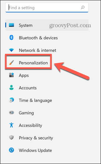 Windowsin mukautusasetukset