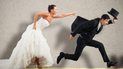 Miksi miehet pelkäävät avioliittoa?