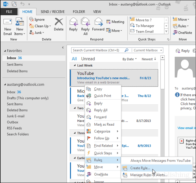 Aseta räätälöityjä Outlook-soittoääniä ja ilmoituksia, kun yhteyshenkilö lähettää sinulle sähköpostia