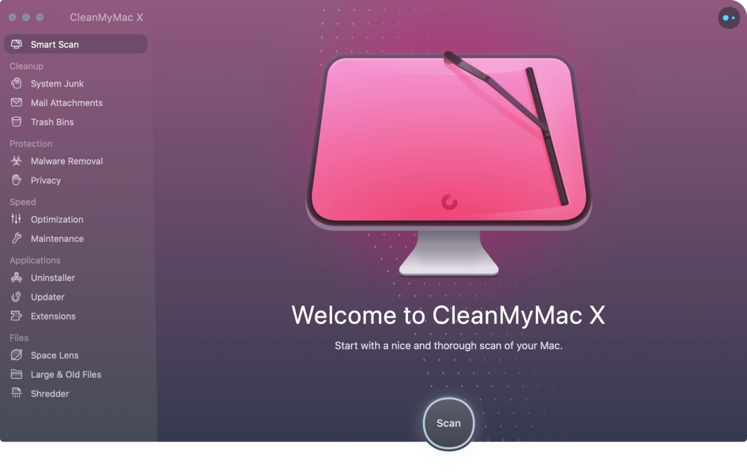CleanMyMac X etuosa