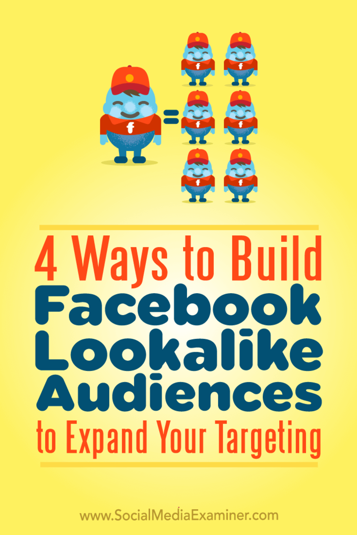 4 tapaa rakentaa Facebook-näköisiä yleisöjä kohdentamisen laajentamiseksi, Charlie Lawrance sosiaalisen median tutkijasta.