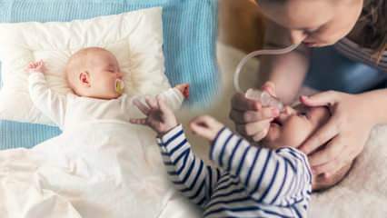 Kuinka puhdistaa vauvojen nenä vahingoittamatta? Nenän tukkoisuus ja puhdistusmenetelmä imeväisillä
