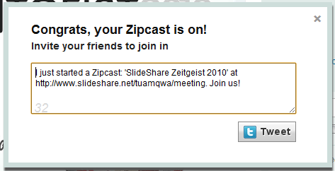 zipcast sosiaalinen lähetys