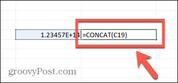 excel concat -kaava