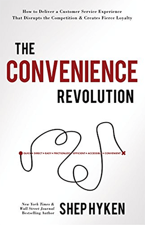 Tämä on kuvakaappaus Shep Hykenin uusimman kirjan The Convenience Revolution kannesta.