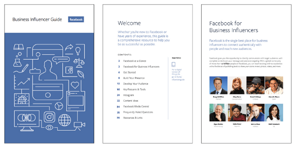 Facebookin uusi Business Influencer Guide auttaa yritysjohtajia pääsemään alkuun, rakentamaan strategiaa ja olemaan yhteydessä yleisöönsä Facebookissa.