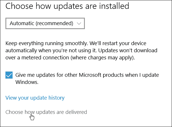 Estä Windows 10 jakamasta Windows-päivityksiä muille tietokoneille