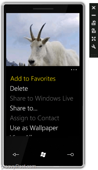 Windows Phone 7 -näyttö reagoi kuin kosketusnäyttö