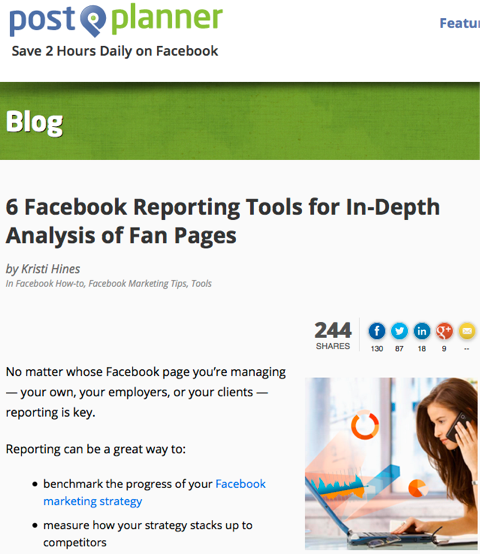 6 facebook-raportointityökalua