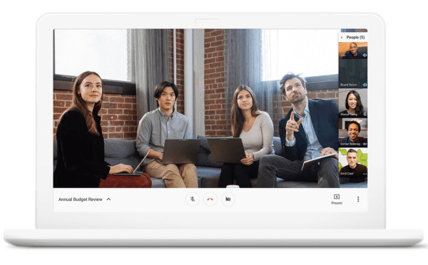 Google kehittää Hangouts-palvelua keskittyen kahteen kokemukseen, jotka auttavat saamaan tiimit yhteen ja pitämään työn eteenpäin: Hangouts Meet ja Hangouts Chat.