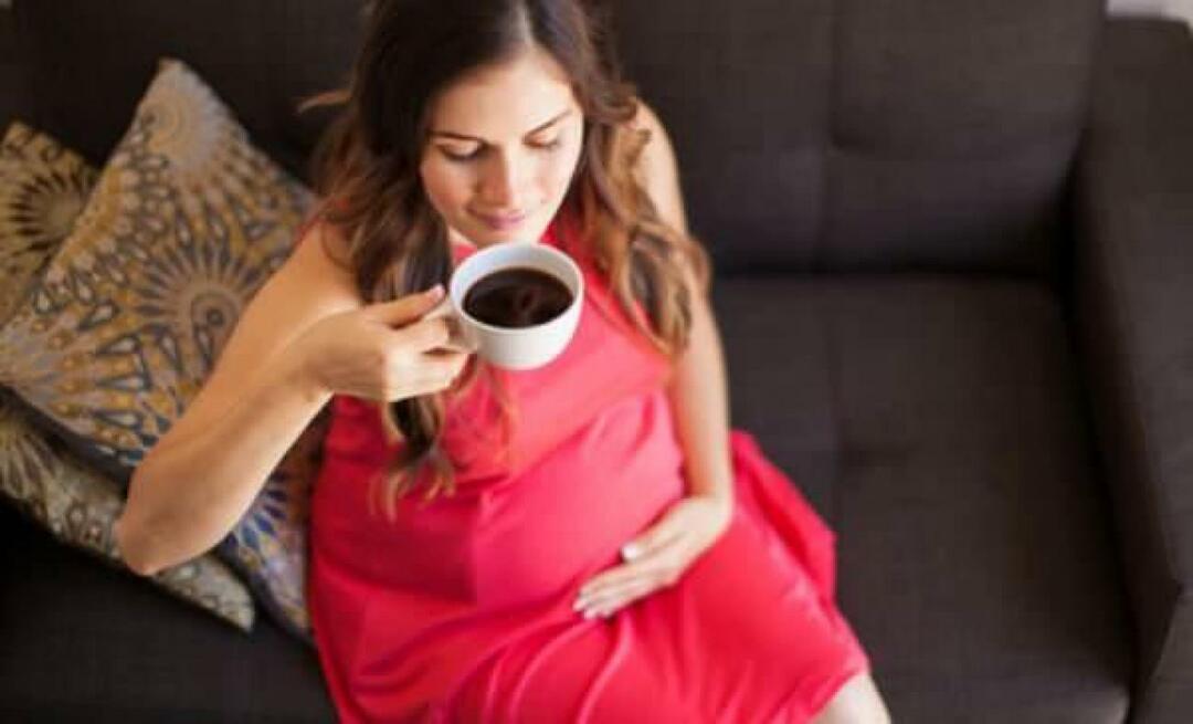 Huomio raskaana olevat naiset! Puoli kupillista kahvia päivässä lyhentää lapsen pituutta