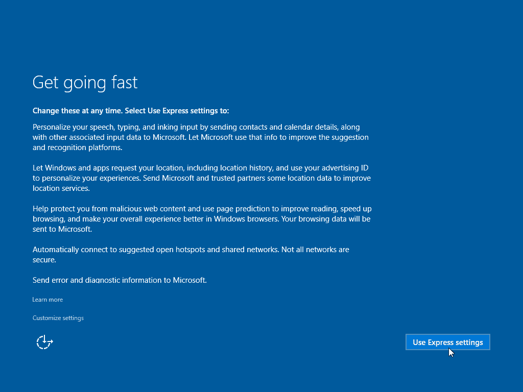 13 Pika-asetusten käyttäminen Windows 10 Clean Install