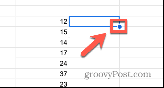 Google Sheets -vetokahva