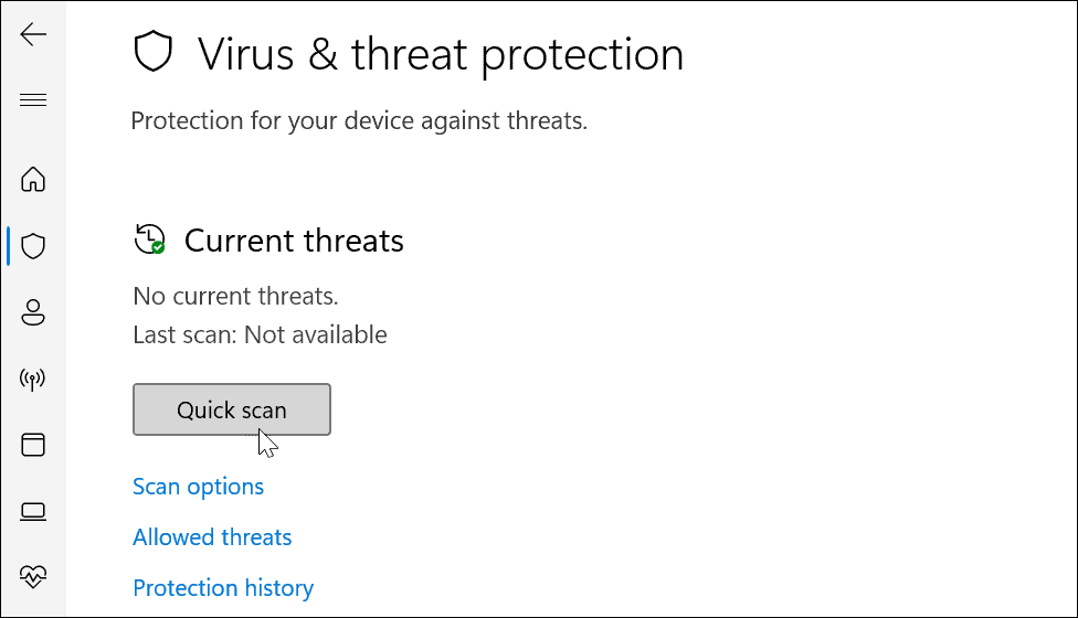 Pikaskannaus käyttämällä Windows 11:n suojausta optimaalisen suojan saamiseksi